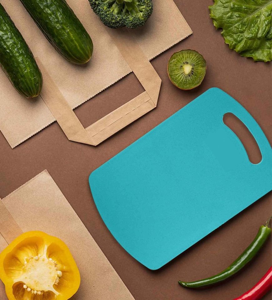 Blue Premium-Grade Plastic 100% Food Safe BPA Chopping Board At just Rs. 149 [MRP 500]