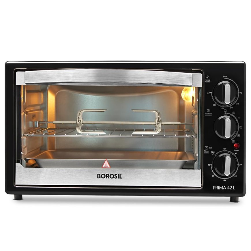 Borosil Prima 42 L Oven Toaster & Grill At just Rs. 9349 [MRP 11,690]