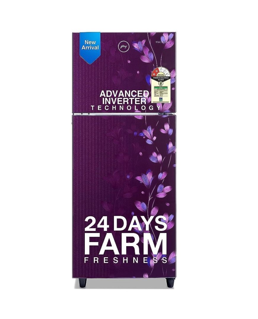 Godrej 253 L 2 Star Frost Free Double Door Refrigerator (Jade Wine) At just Rs. 22,890 [MRP 33,015]