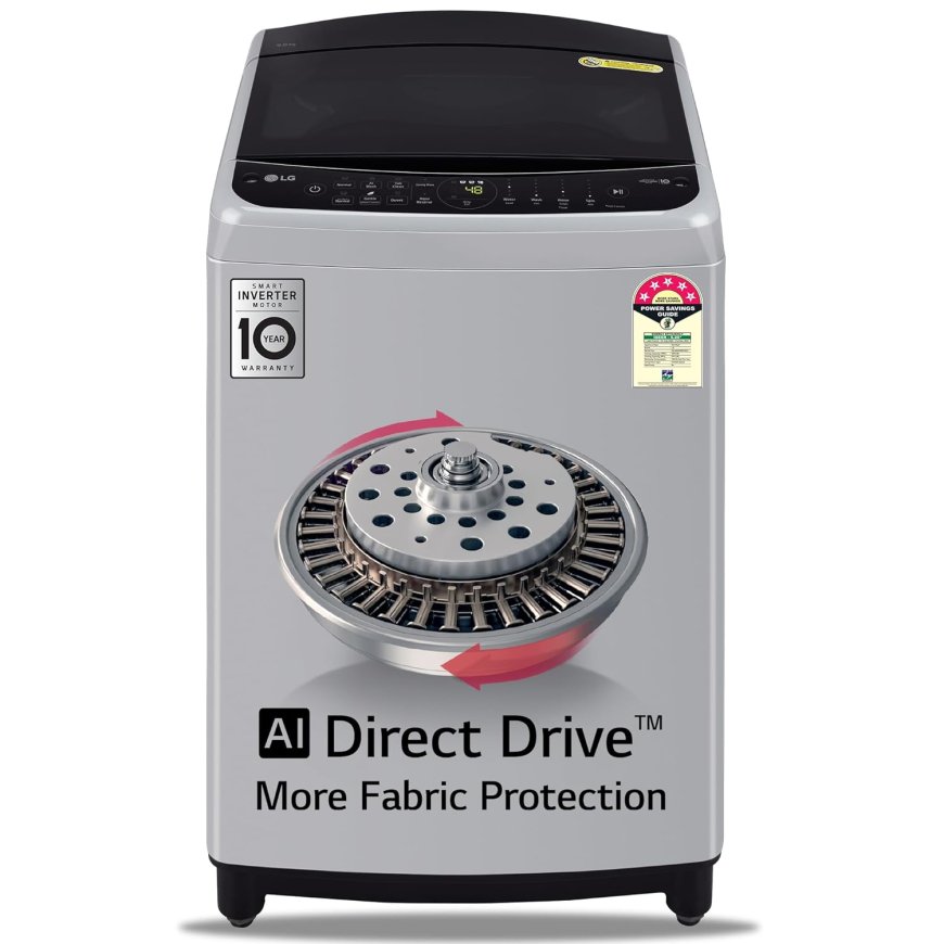 LG 9 Kg 5 Star Inverter Fully-Automatic Top Load Washing Machine At just Rs. 24,990 [MRP 35,990]