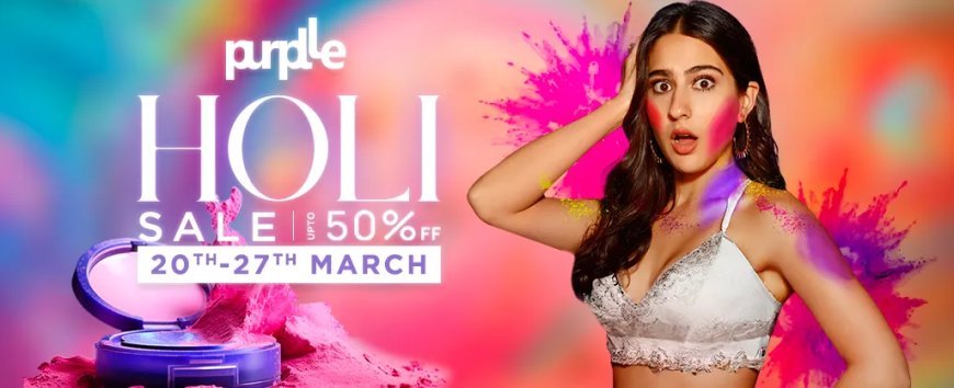 Purplle Holi Sale: Up to 50% off on Beauty products