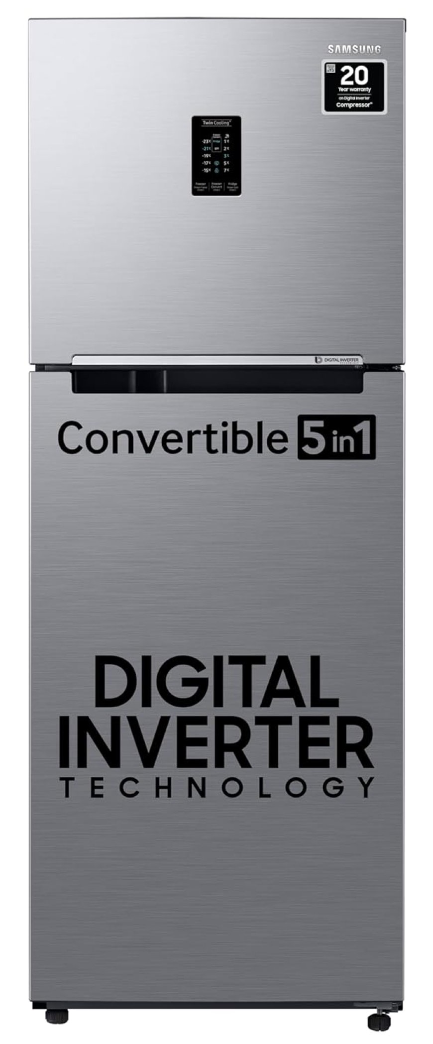 Samsung 363 L 2 Star Convertible Frost Free Double Door Refrigerator At just Rs. 40,490 [MRP 58,990]