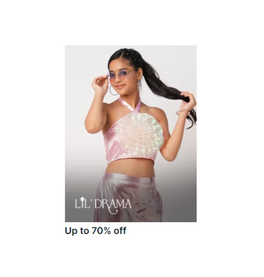 Up to 70% off on Lil Drama Brand