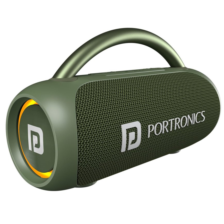 Portronics Radiant 30 W Wireless Bluetooth Speaker (Green) At just Rs. 2999 [MRP 4999]