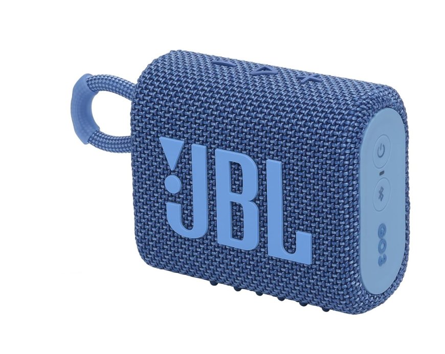 JBL Go 3 ECO Ultra Portable Bluetooth Speaker (Blue) At just Rs. 3499 [MRP 4499]