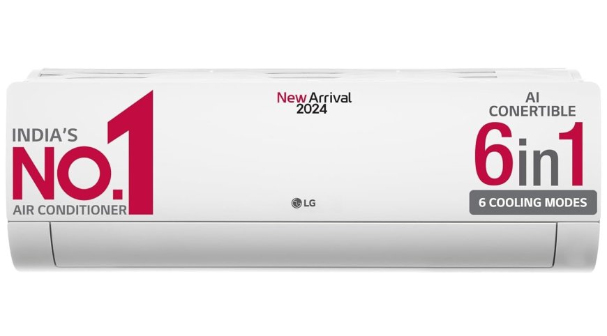 LG 1 Ton 5 Star AI 6-in-1 Convertible Cooling Split Inverter AC At just Rs. 39,990 [MRP 75,990]