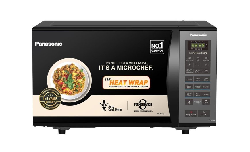 Panasonic 23 L Convection Microwave Oven (Black Mirror) At just Rs. 10,290 [MRP 14,590]