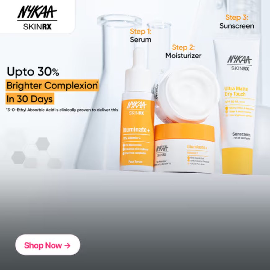 Up to 20% off on Nykaa SkinRX products