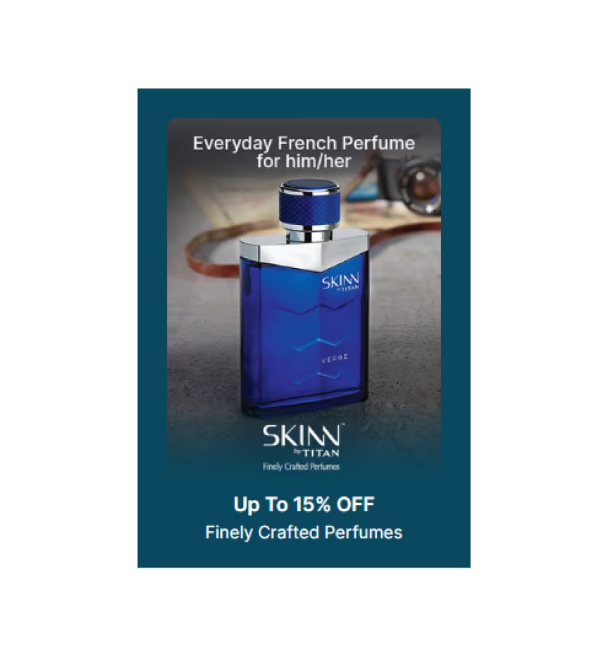 Up to 15% off on Skinn by Titan products