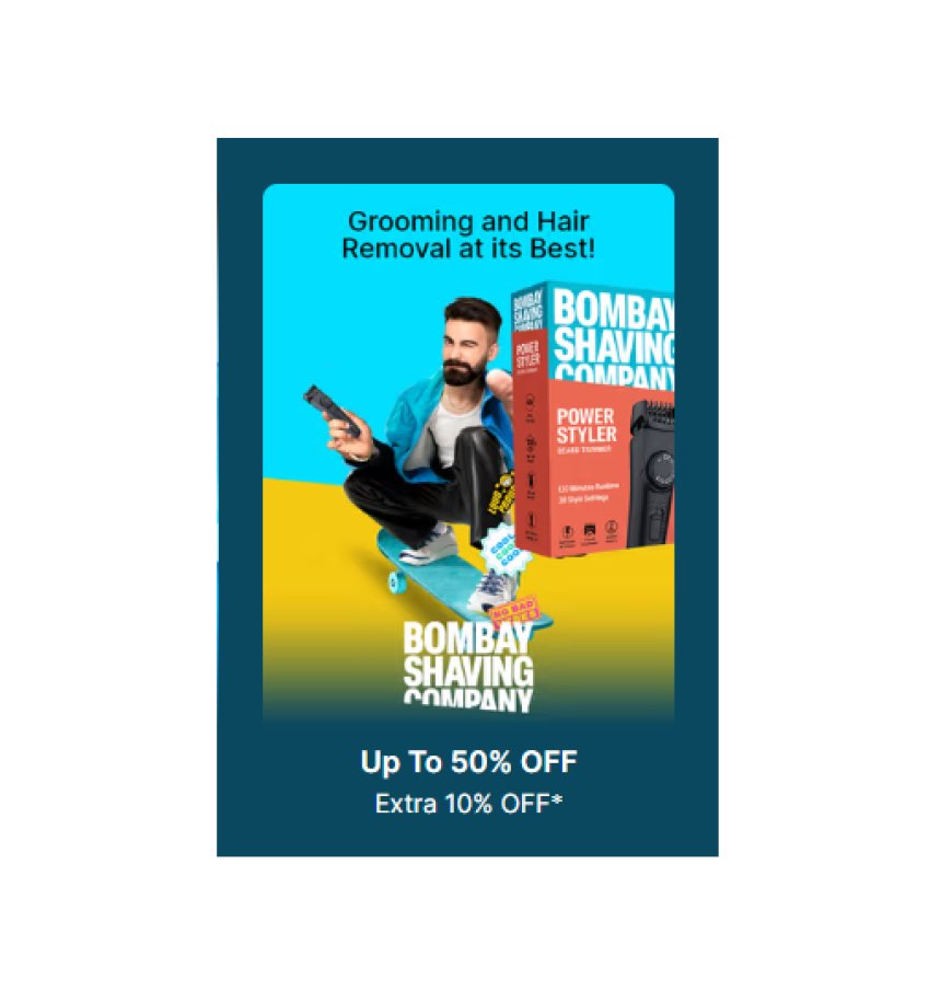 Up to 50% off on Bombay Shaving Company products