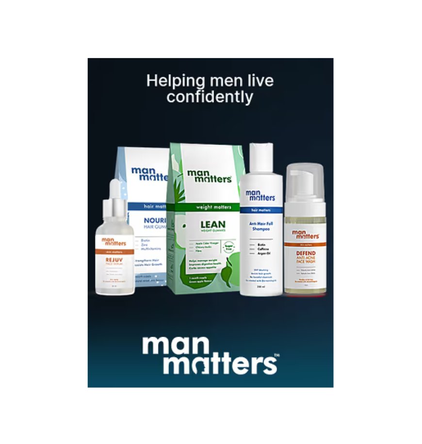 Up to 30% off on Man Matters products