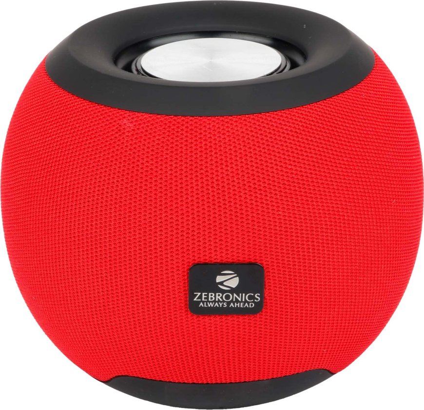 Zebronics Zeb- Bellow 40 8 W Bluetooth Speaker (Red) At just Rs. 1049 [MRP 1999]