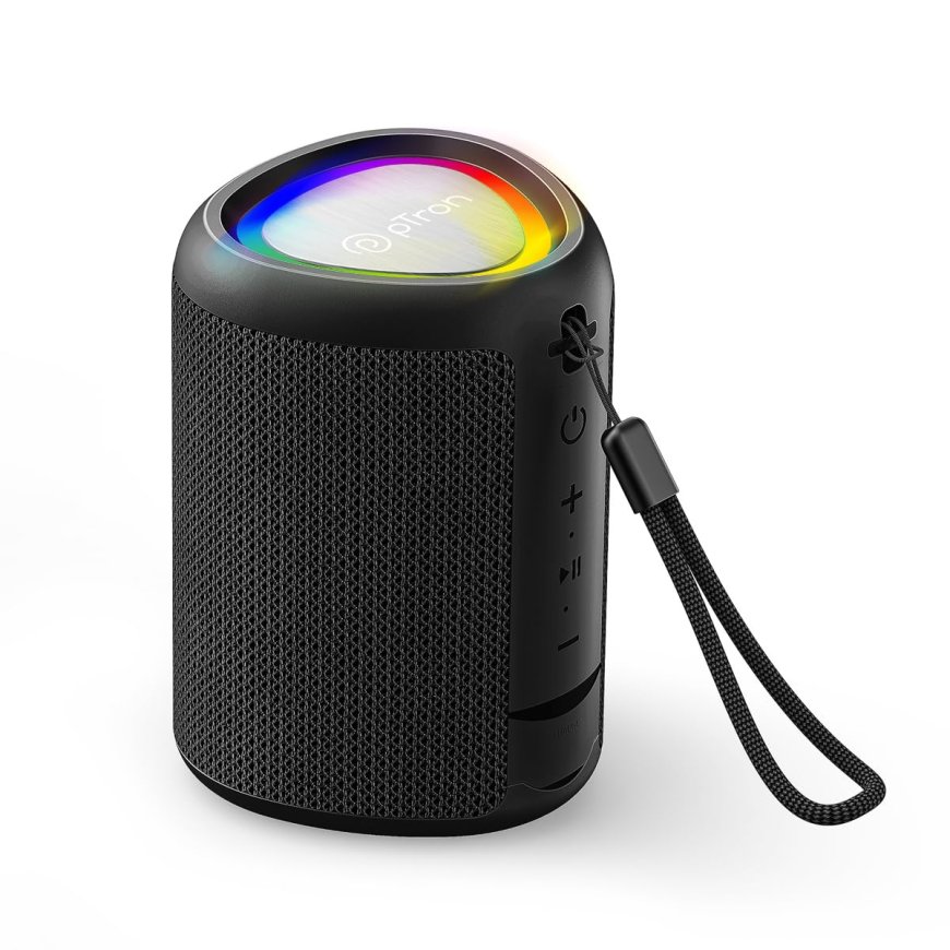 pTron Fusion Mount Mini Bluetooth Speaker (Black) At just Rs. 999 [MRP 3199]