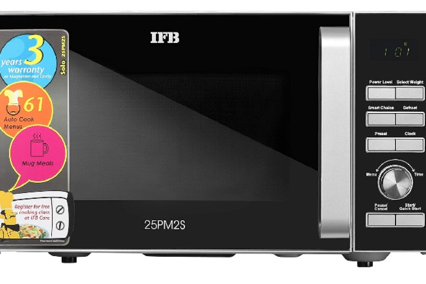 IFB 25 L Solo Microwave Oven (Silver) At just Rs. 7290 [MRP 9490]