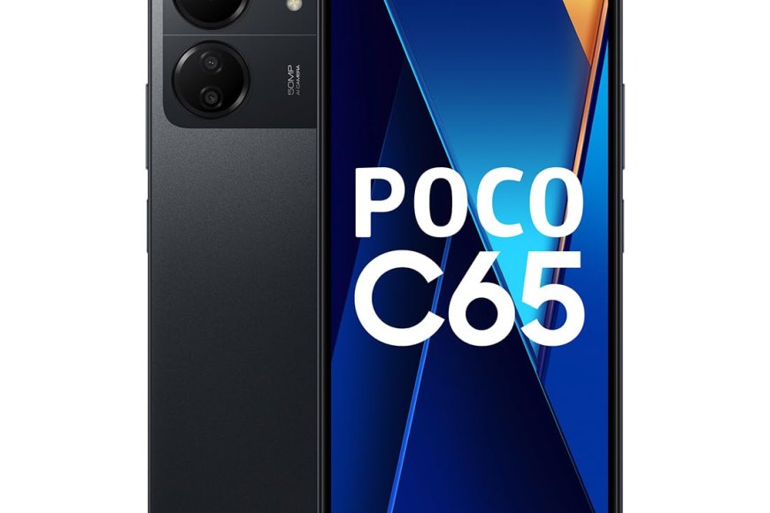 POCO C65 (Matte Black, 8GB RAM, 256GB ROM) At just Rs. 7999 [MRP 13,499]