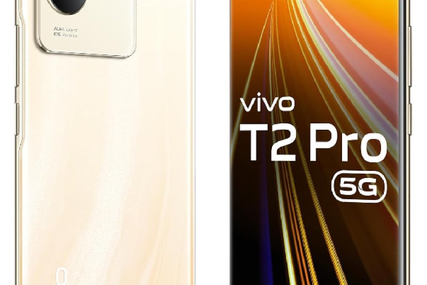 Vivo T2 Pro 5G (Dune Gold, 8GB RAM, 256GB Storage) At just Rs. 24,999 [MRP 27,999]