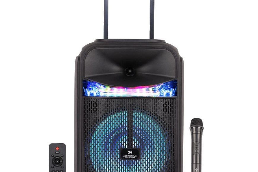 Zebronics Zeb-Jolt 50 W Trolley Bluetooth Party Speaker At just Rs. 6499 [MRP 15,999]