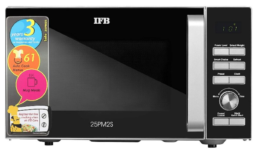 IFB 25 L Solo Microwave Oven (Silver) At just Rs. 7290 [MRP 9490]