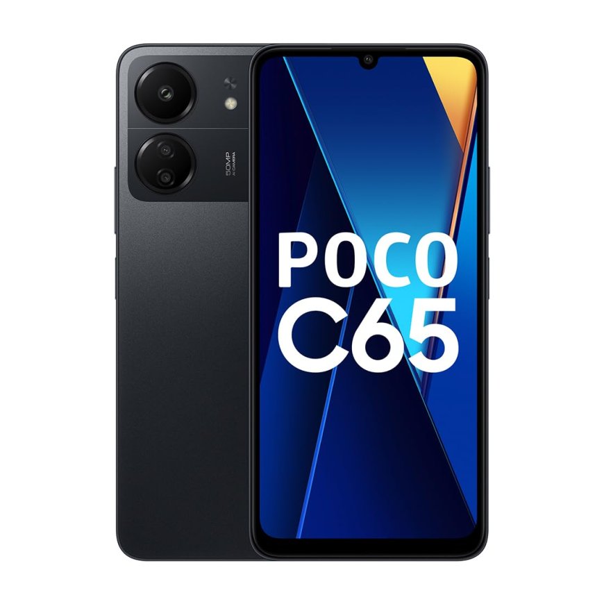 POCO C65 (Matte Black, 8GB RAM, 256GB ROM) At just Rs. 7999 [MRP 13,499]