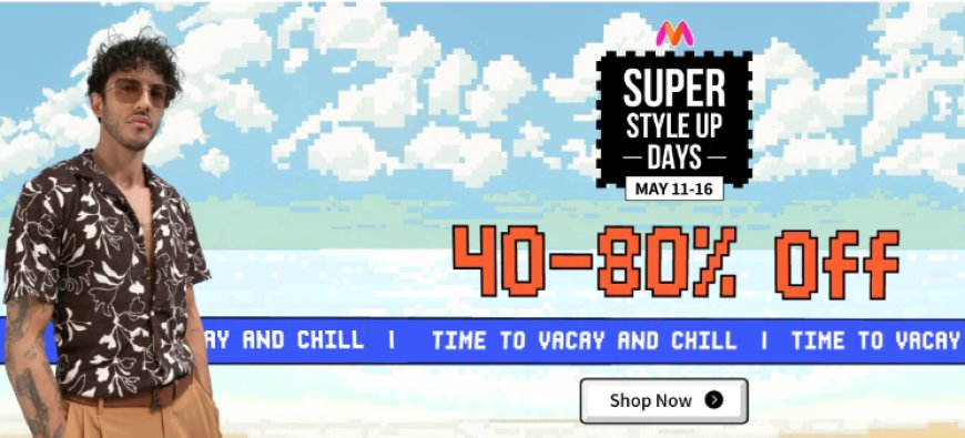 Super Style Up Days: 40-80% off on Men's Wear