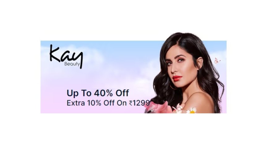 Up to 40% off + Extra 10% off on Rs. 1299 on Kay Beauty products