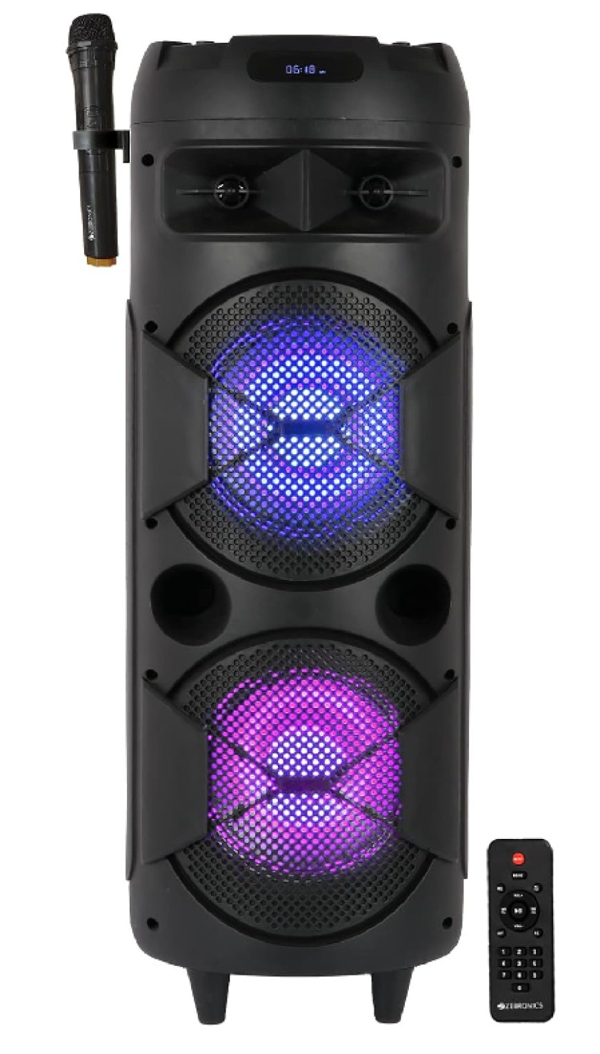 Zebronics Zeb-450 Moving Monster 2X8L 48 W Bluetooth Party Speaker At just Rs. 8499 [MRP 16,999]