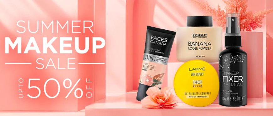 Summer Makeup Sale: Up to 50% off on Makeup products