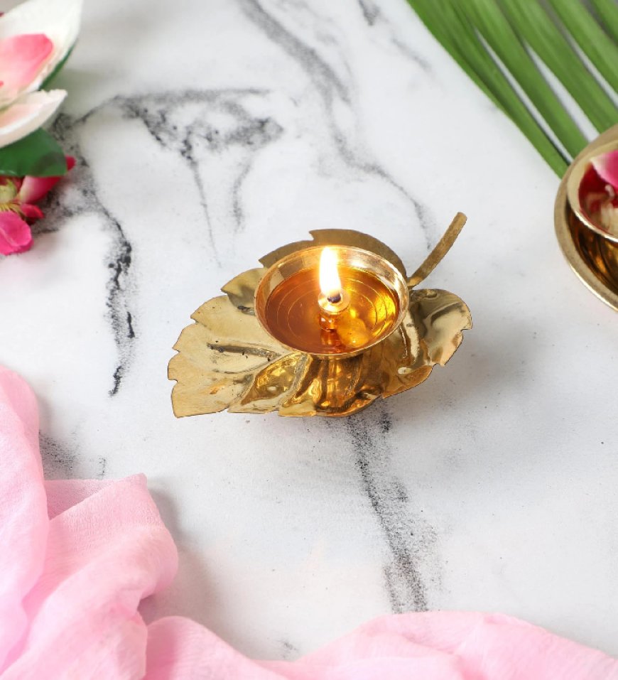 Lotus Gold Brass Diya At just Rs. 129 [MRP 429]