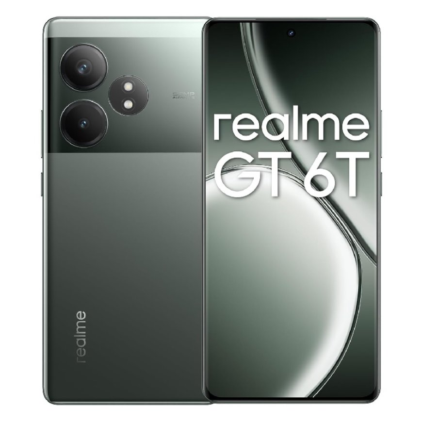 Realme GT 6T 5G (Razor Green, 12GB RAM, 512GB Storage) At just Rs. 39,999 [MRP 41,999]