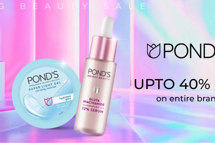 Up to 40% off on Ponds products