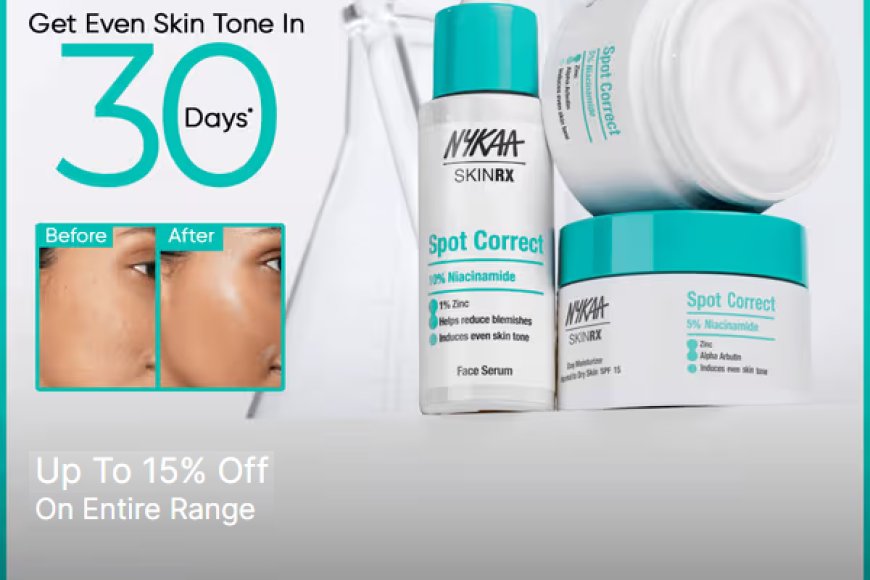 Up to 15% off on Nykaa SkinRX products