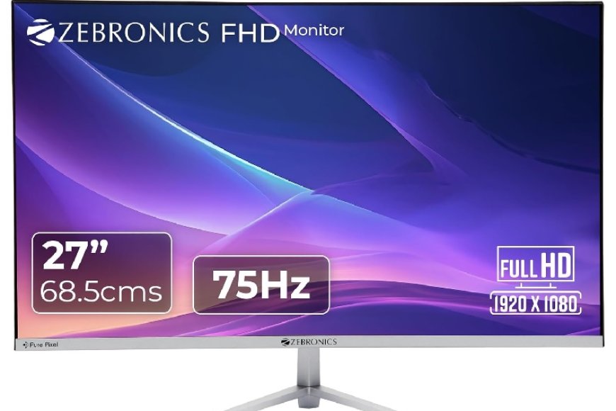 Zebronics 27 inch (68.58cm) A27FHD LED Monitor At just Rs. 8699 [MRP 27,999]