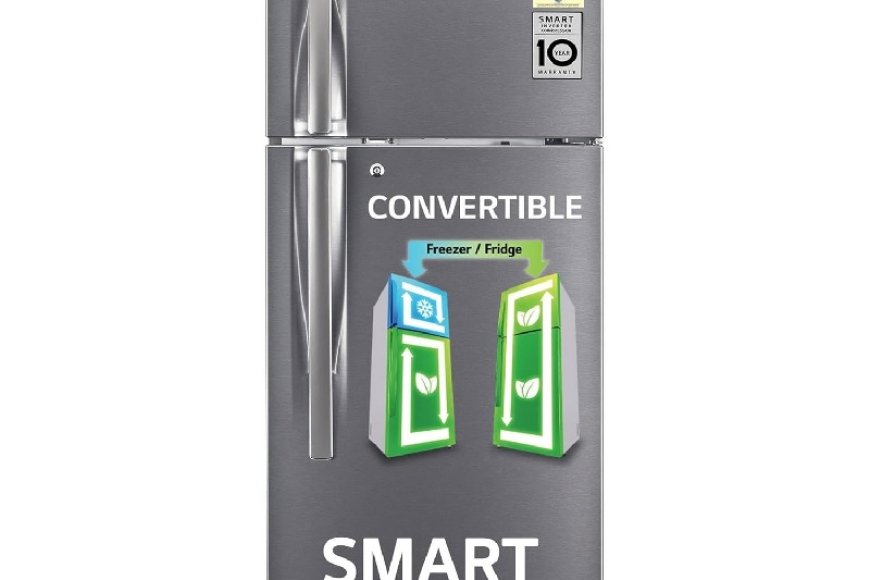 LG 240 L 3 Star Frost-Free Smart Inverter Double Door Refrigerator At just Rs. 26,990 [MRP 37,099]