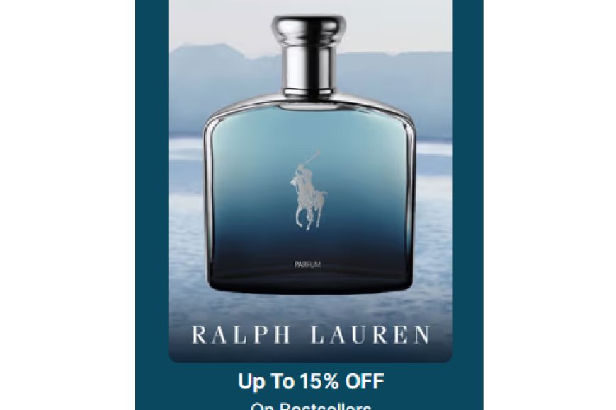 Up to 15% off on Ralph Lauren products