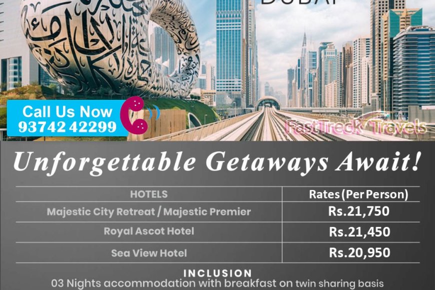 Discover Dubai 3 Night/4 Days Tour Package Starting At just Rs. 20,950