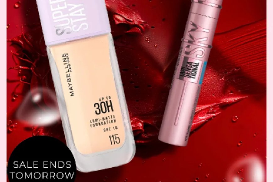 Up to 50% off + Free Gift on Rs. 499 on Maybelline products