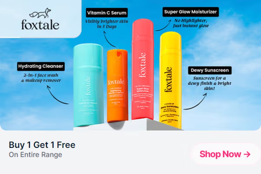 Buy 1 Get 1 Free on Foxtale products