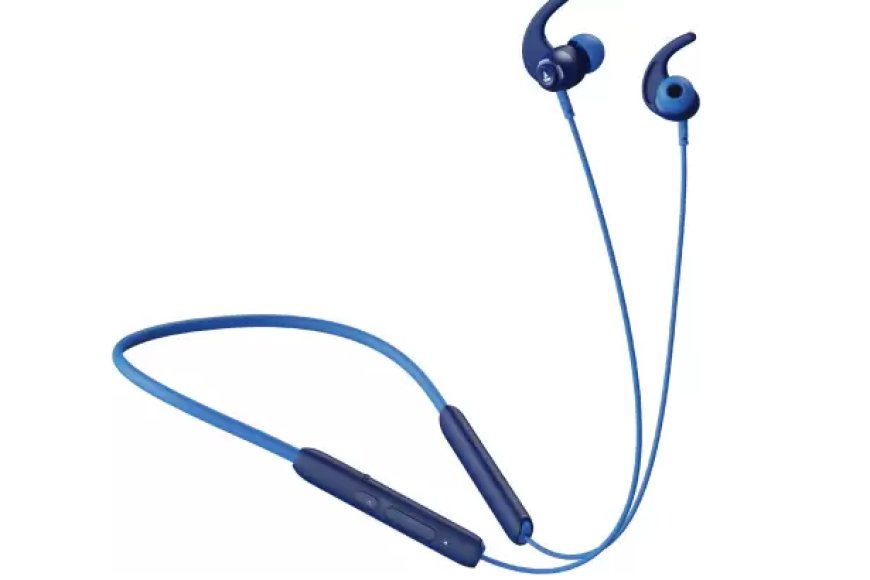boAt Rockerz 260 Bluetooth Headset (Cool Blue) At just Rs. 1099 [MRP 2499]