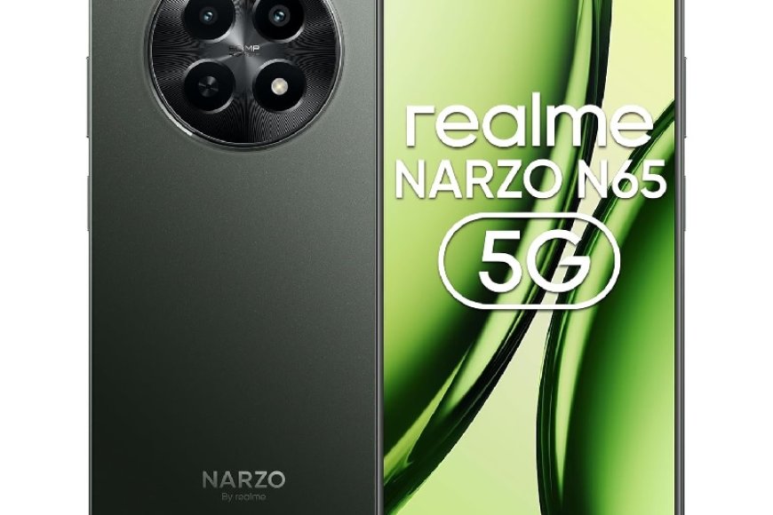 Realme Narzo N65 5G (Deep Green, 4GB RAM, 128GB Storage) At just Rs. 11,499 [MRP 13,999]