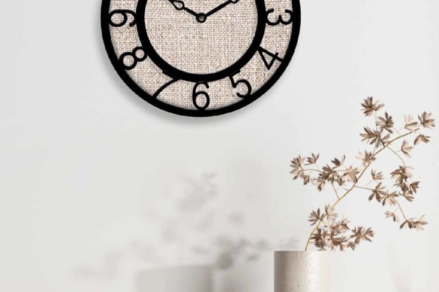 Contemporary 8 Inch Plastic Wall Clock At just Rs. 149 [MRP 699]