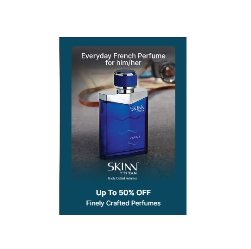 Up to 50% off on Skinn by Titan products