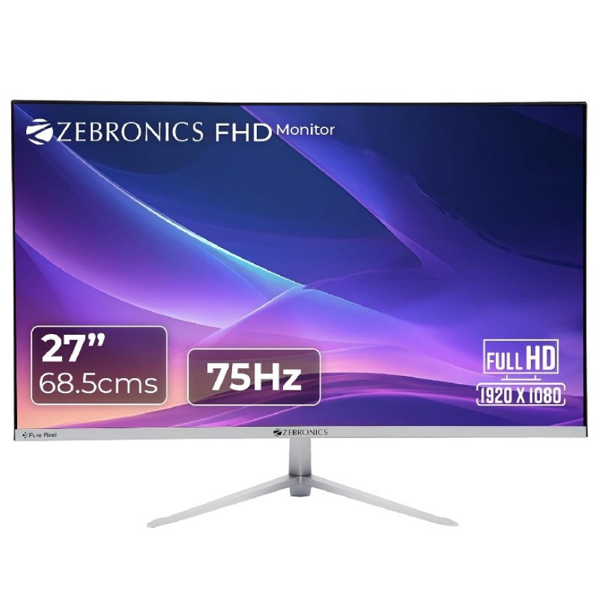 Zebronics 27 inch (68.58cm) A27FHD LED Monitor At just Rs. 8699 [MRP 27,999]