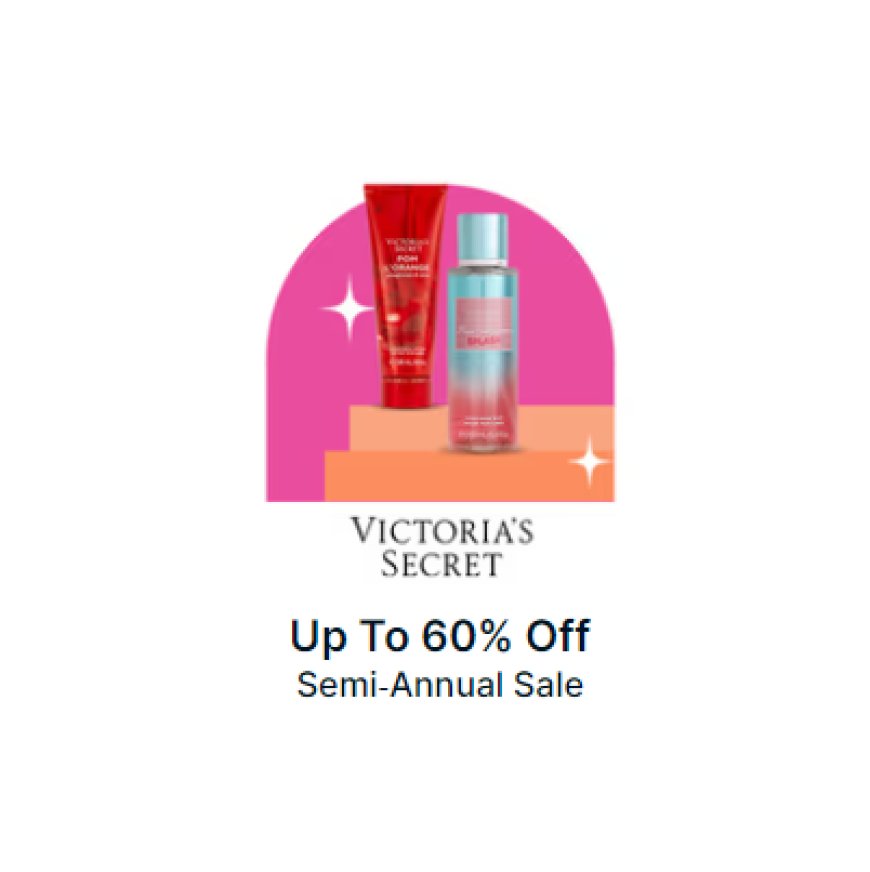 Up to 60% off on Victoria's Secret products