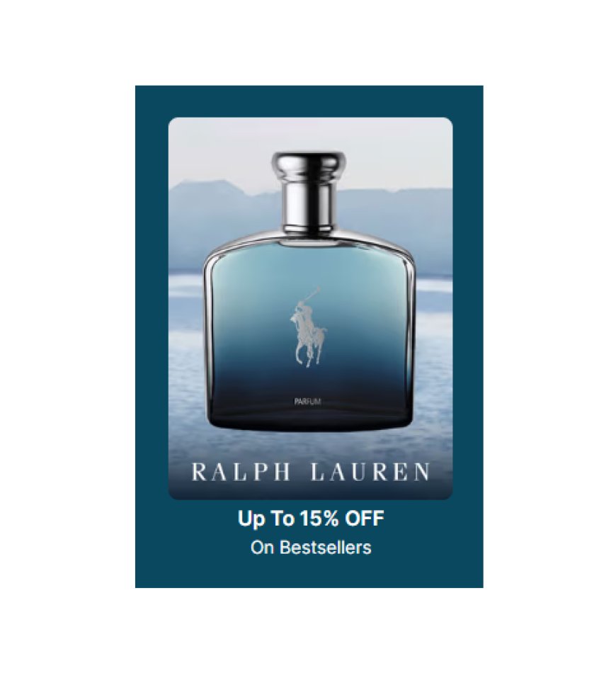 Up to 15% off on Ralph Lauren products