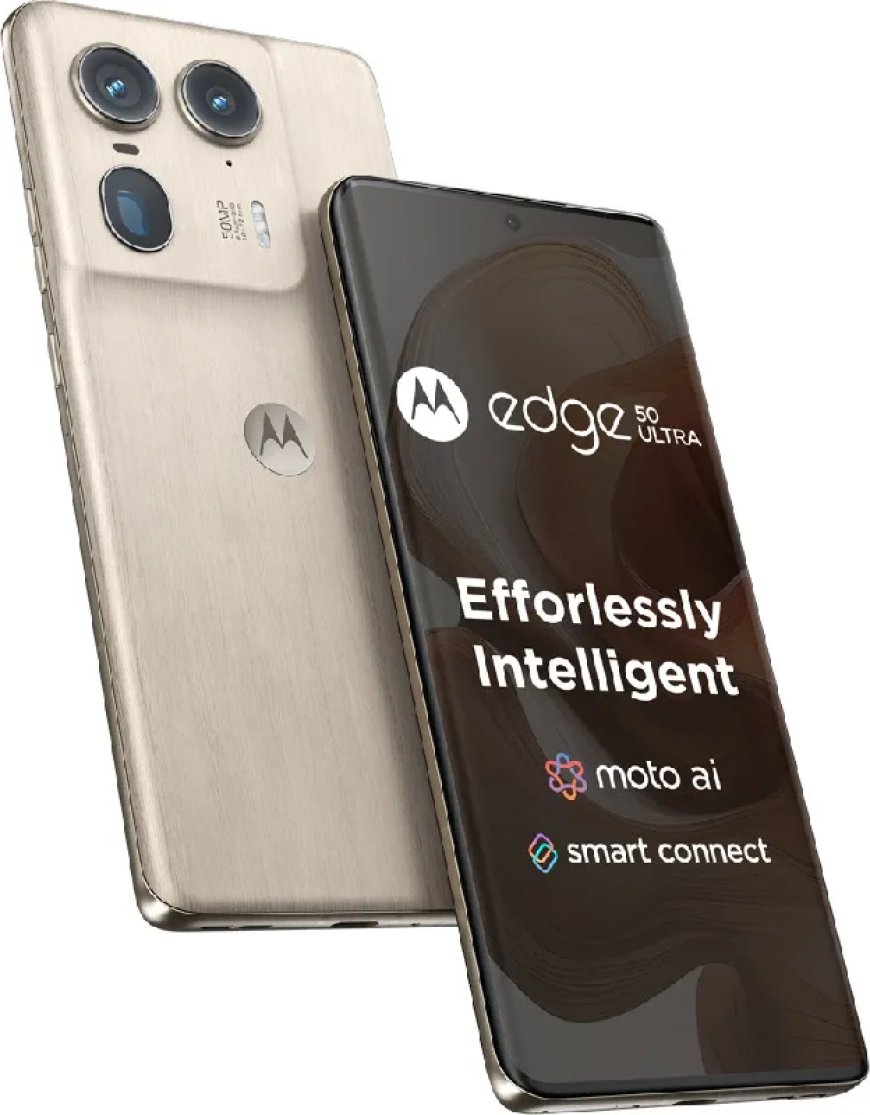 Motorola Edge 50 Ultra 5G (Nordic Wood, 12GB RAM, 512GB Storage) At just Rs. 54,999 [MRP 64,999]