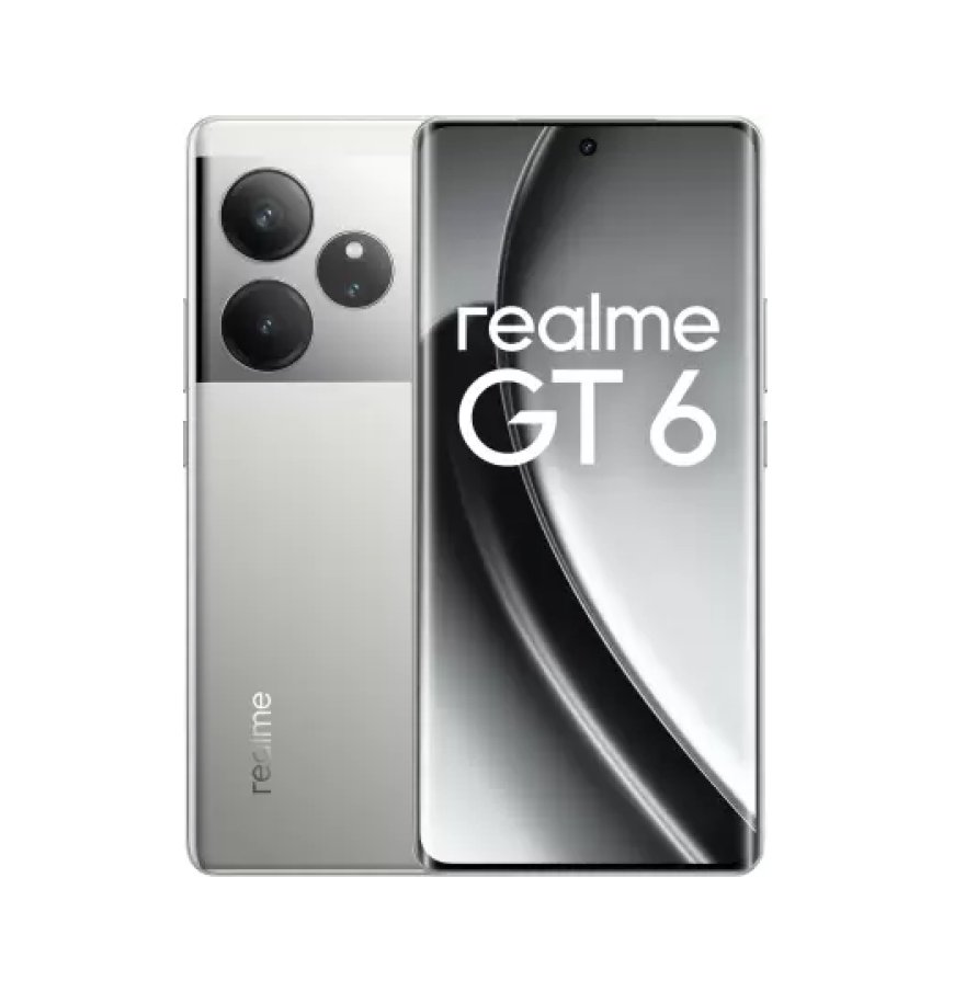 Realme GT 6 (Fluid Silver, 8GB RAM, 256GB Storage) At just Rs. 40,999 [MRP 43,999]