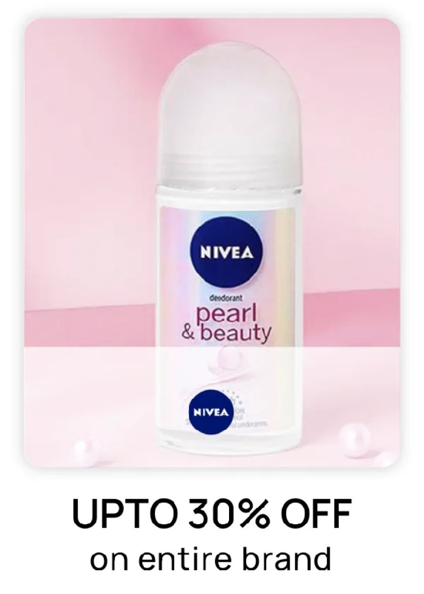 Up to 30% off on Nivea products