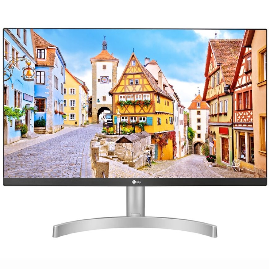 LG 24 inch Full HD IPS LCD Monitor (White) At just Rs. 8999 [MRP 18,000]