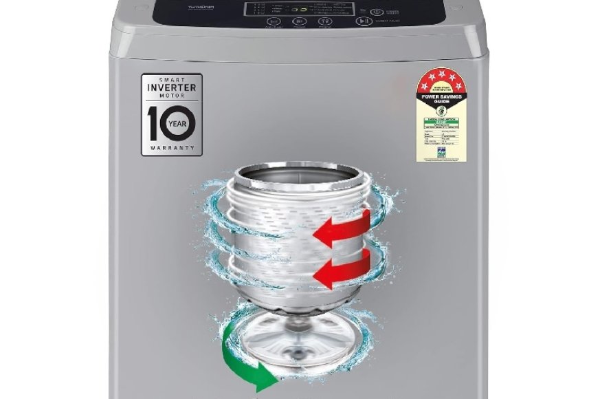 LG 6.5 Kg 5 Star Turbodrum Fully Automatic Top Load Washing Machine At just Rs. 16,490 [MRP 24,990]