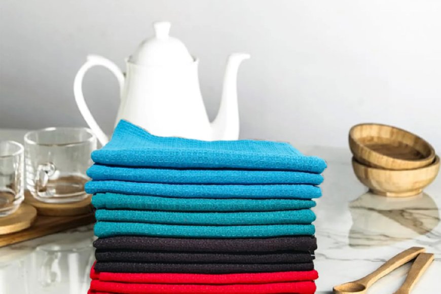 Multicolor Microfiber Solid 200 GSM Hand Towel Set (12 Pcs) At just Rs. 199 [MRP 599]